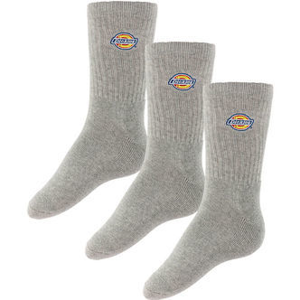 Dickies Strømper - 3-pak - Valley Grove - Gråmeleret