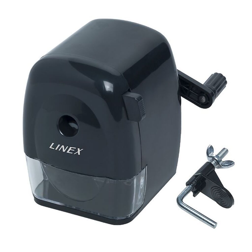 Linex Blyantspidser m. Håndsving - Sort