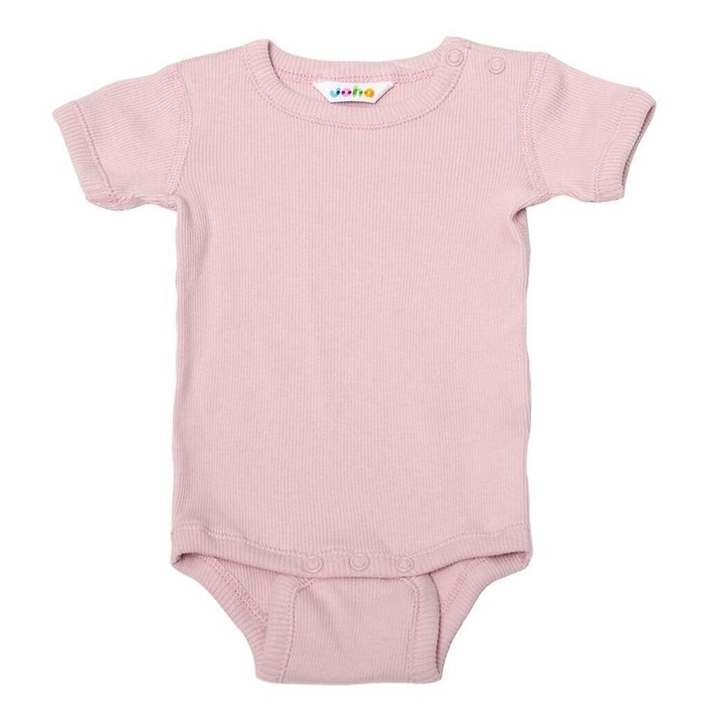 Joha Body k/æ - Rib - Støvet Rosa