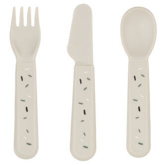 Done By Deer Børnebestik - 3 stk. - Foodie - Confetti Sand