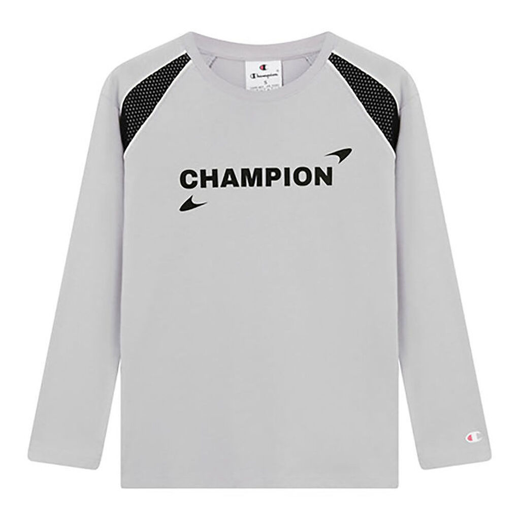 Champion Bluse - Nickel Grey m. Sort