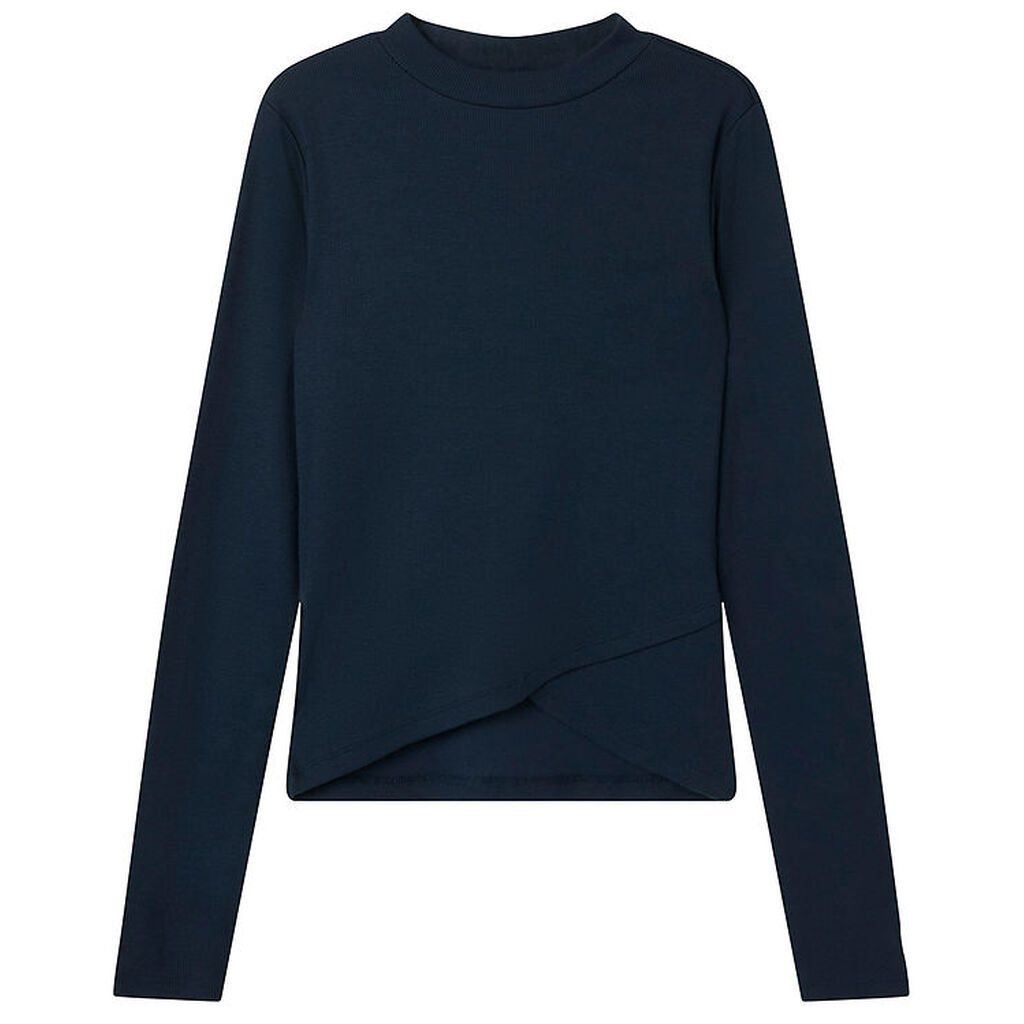 LMTD Bluse - Rib - NlfDida - Dark Sapphire