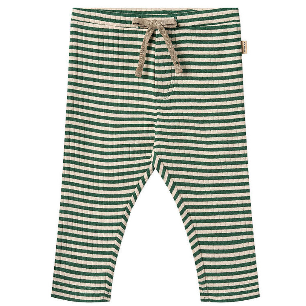 Wheat Bukser - Rib - Manfred - Green Stripe