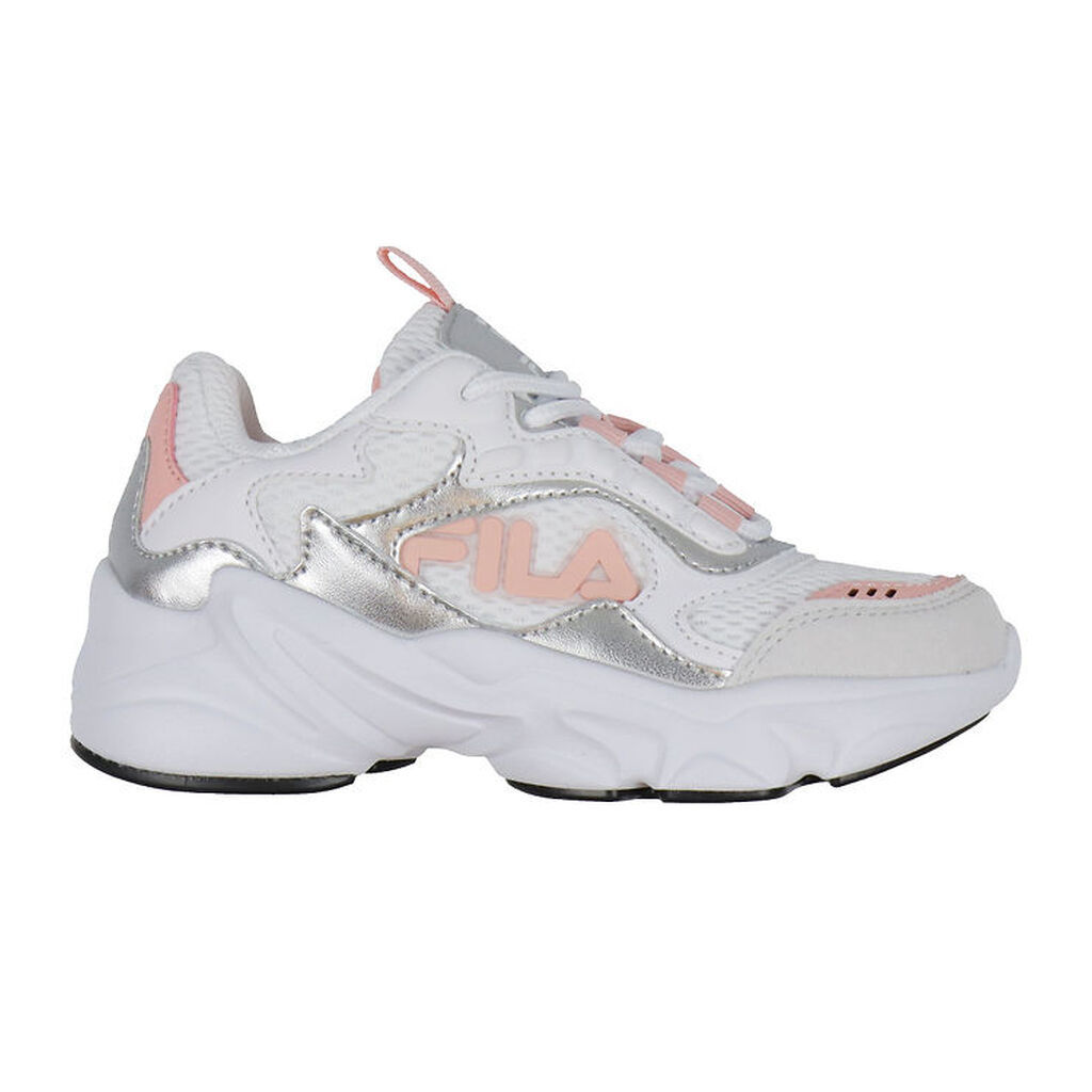 Fila Sko - Collene Logo Kids - Hvid/Silver