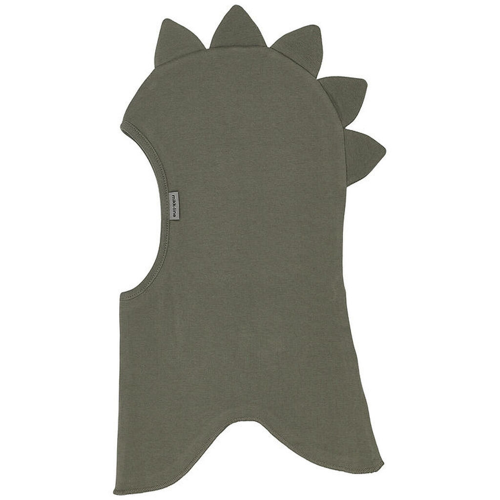 Mikk-Line Elefanthue - 1-lags - Dusty Olive m. Dinotakker