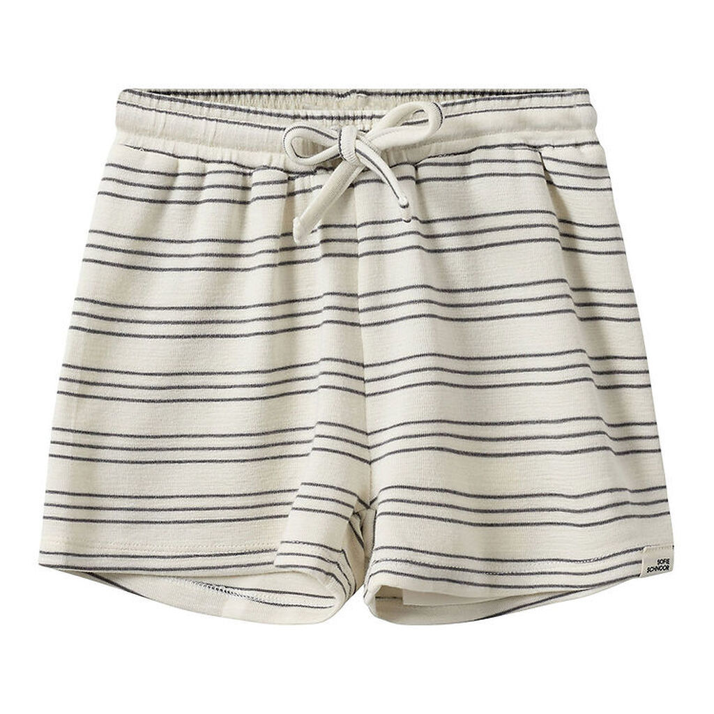 Sofie Schnoor Shorts - Modal - Antique White W. Blue