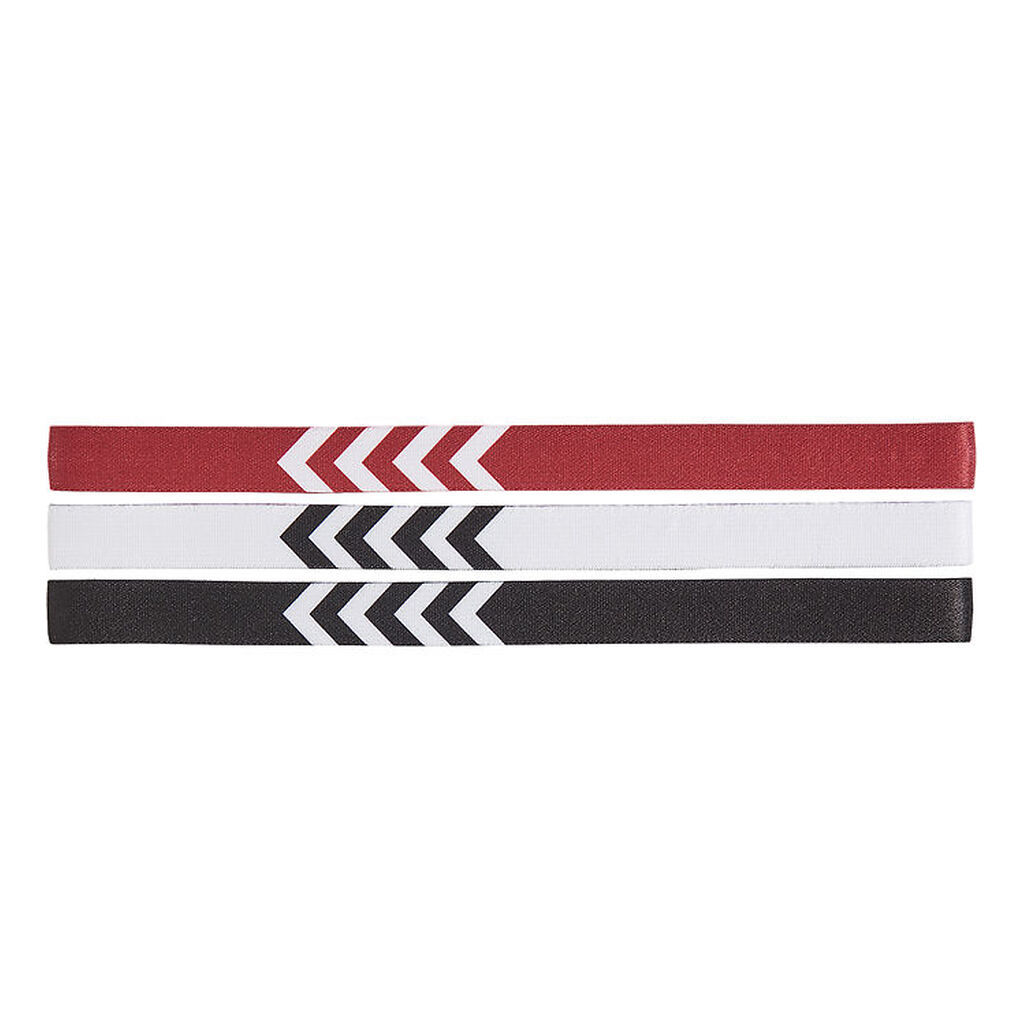 Hummel Hårbånd - 3-pak - Hvid/Sort/Rød