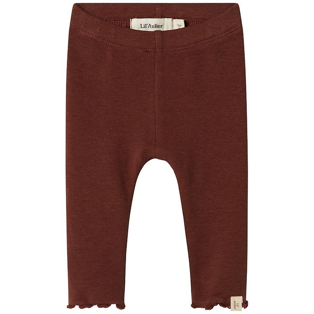 Lil' Atelier Leggings - NbfGayo - Hot Chocolate