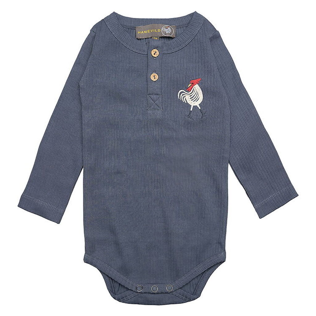 Hanevild Body L/Æ - Rib - Lasse - Ombre Blue