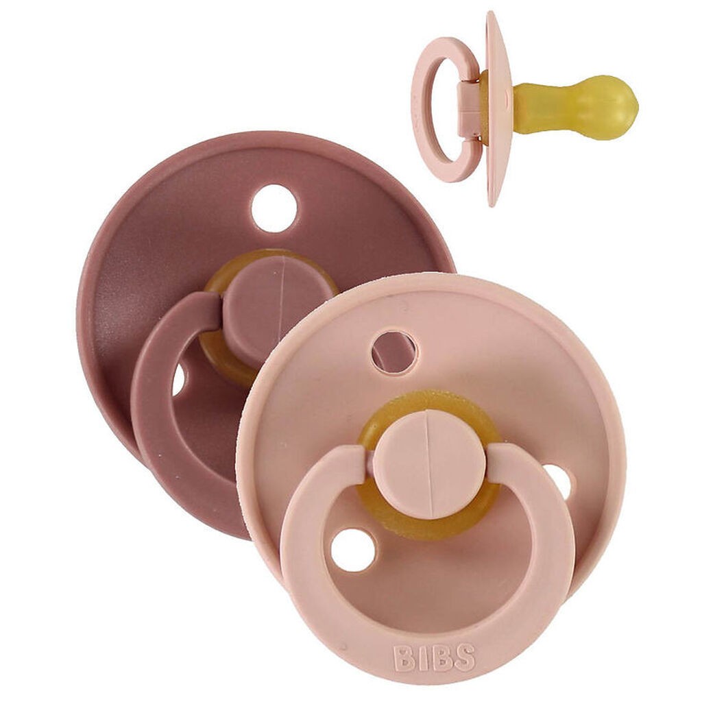 BIBS Colour Sutter - Str. 3 - 2-pak - 2-pak - Rund - Woodchuck/B