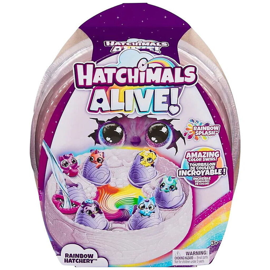 Hatchimals Legetøj - Alive Rainbow Hatchery