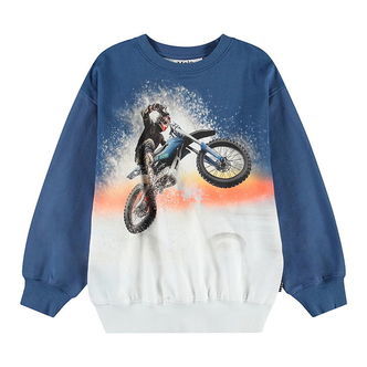 Molo Sweatshirt - Monti - Wheelie Blue