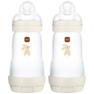 MAM Sutteflasker - Easy Start Anti-Colic - 260ml - 2-pak - Beige