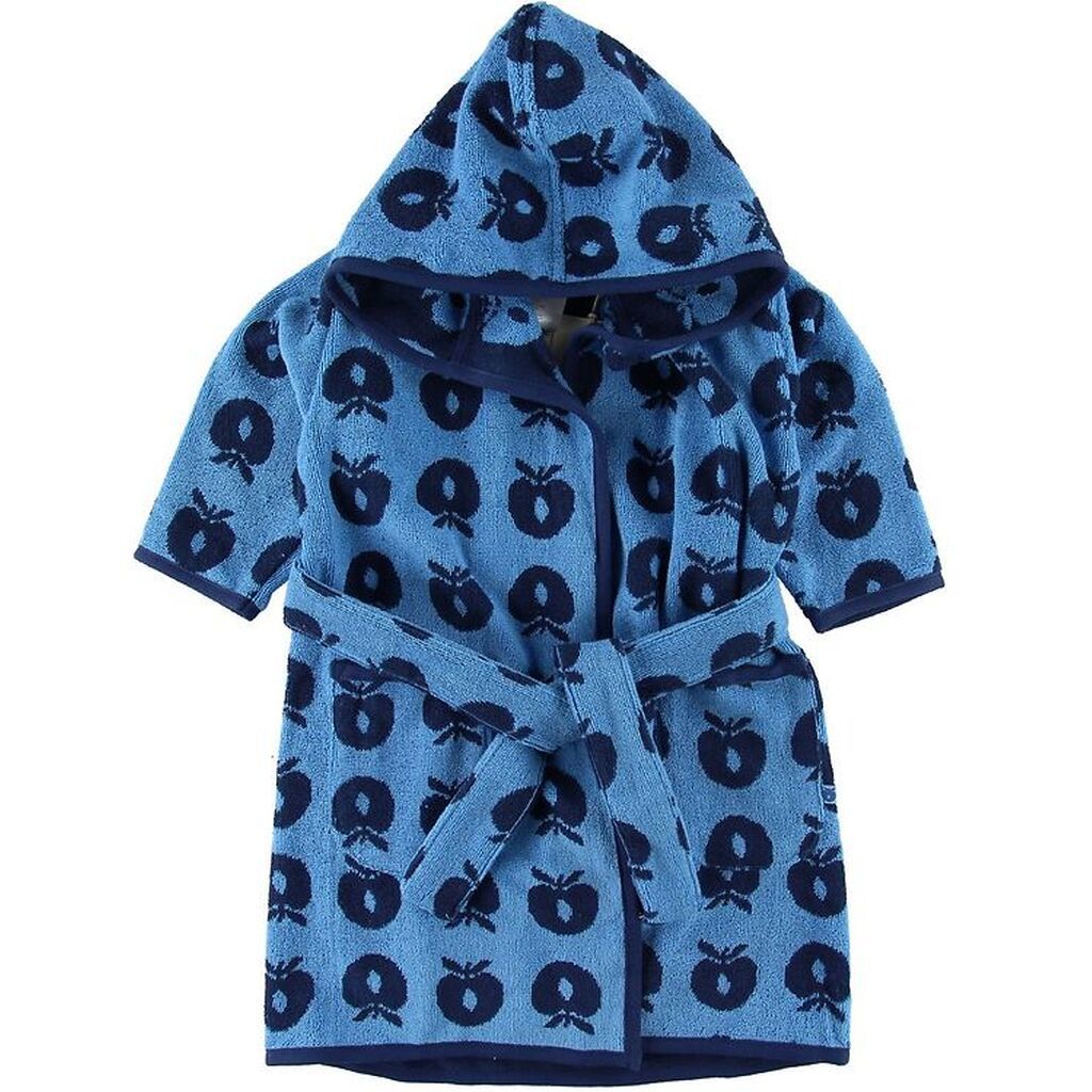 Småfolk Badekåbe - Blue Grotto m. Æbler