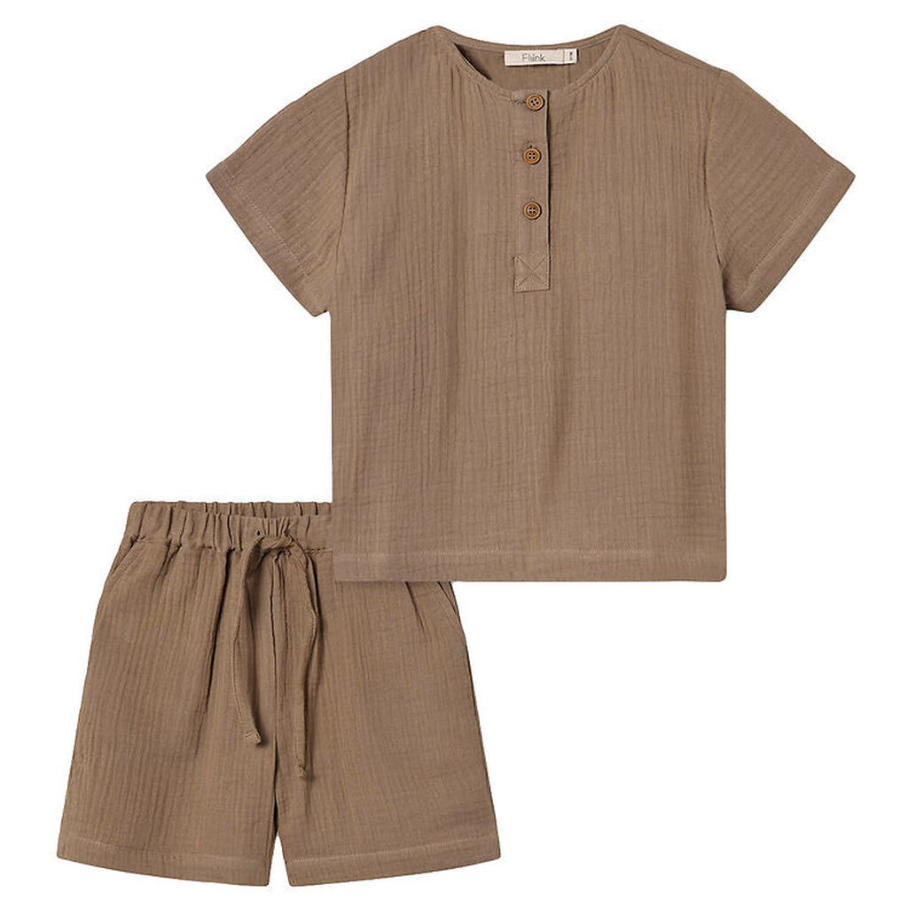Fliink Shortssæt - Cha Cha - Pine Bark