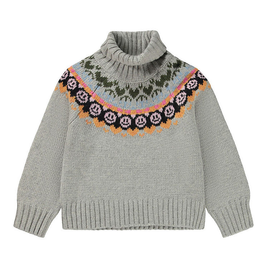 Molo Bluse - Uld/Akryl - Gimla - Light Grey Melange