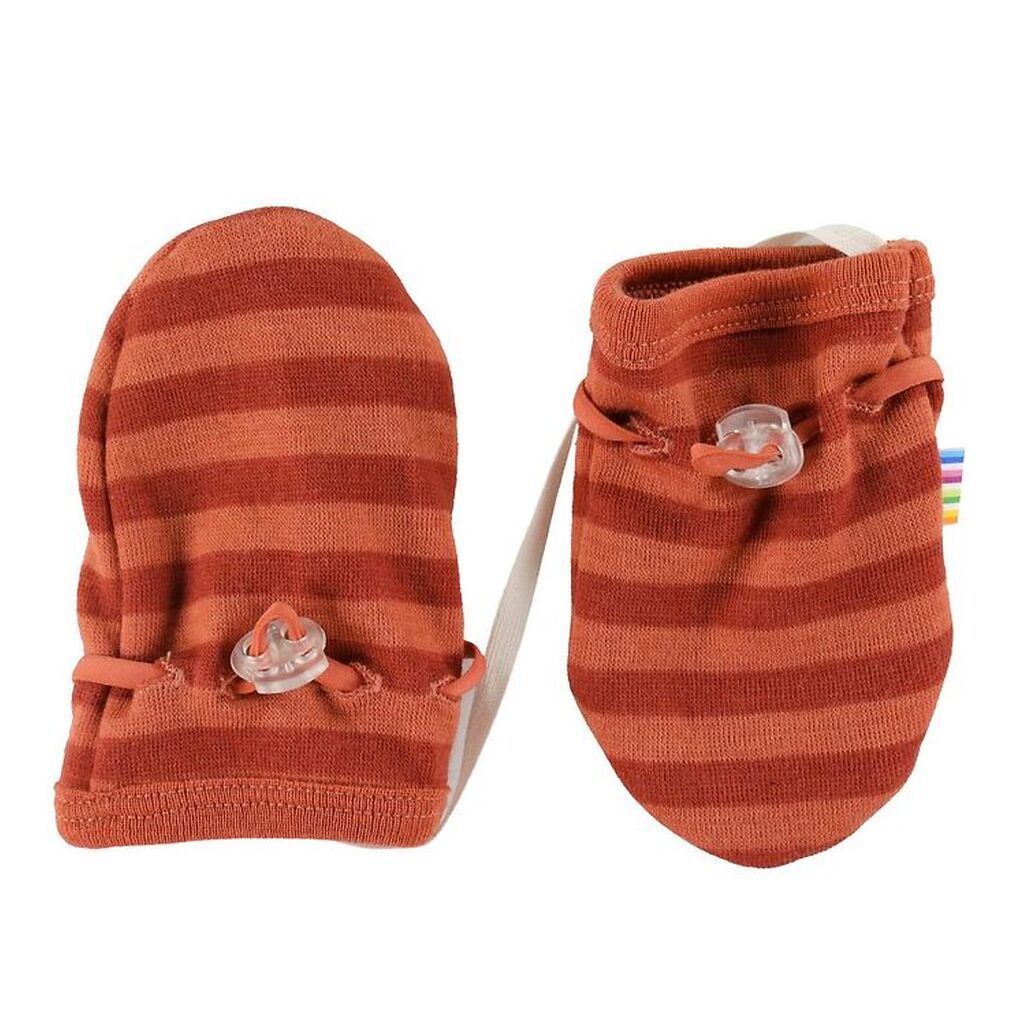 Joha Luffer - Uld - Orange/Rødstribet