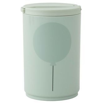 Design Letters Kop m. Sugerør - Kids - 330 ml - Green Ballo