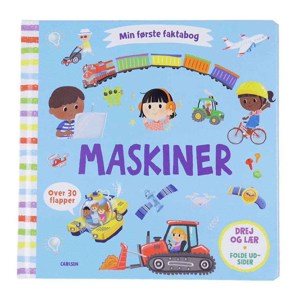 Forlaget Carlsen Bog - Min Første Faktabog - Maskiner - Dansk