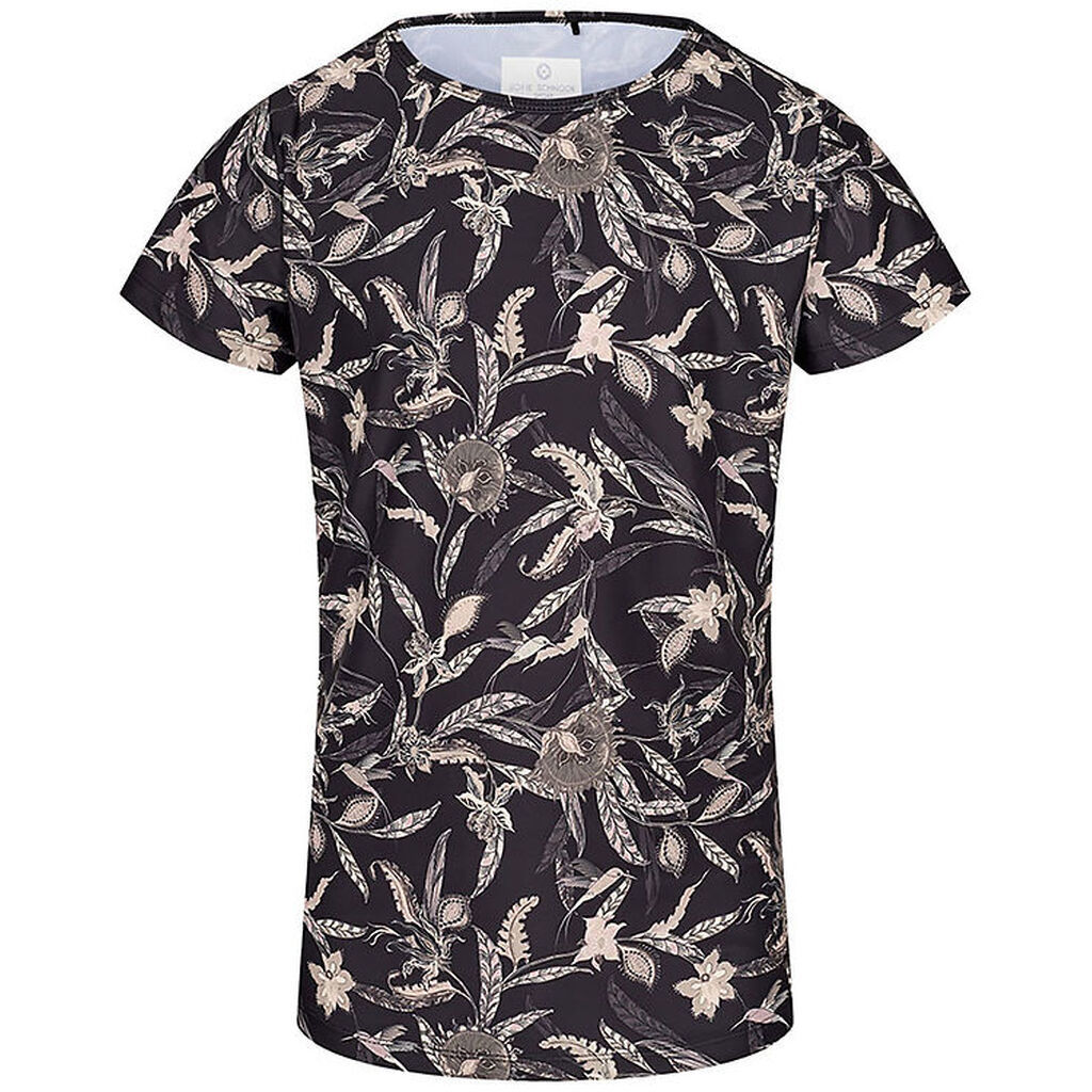 Sport by Sofie Schnoor T-shirt - Louisa - Sort m. Mønster
