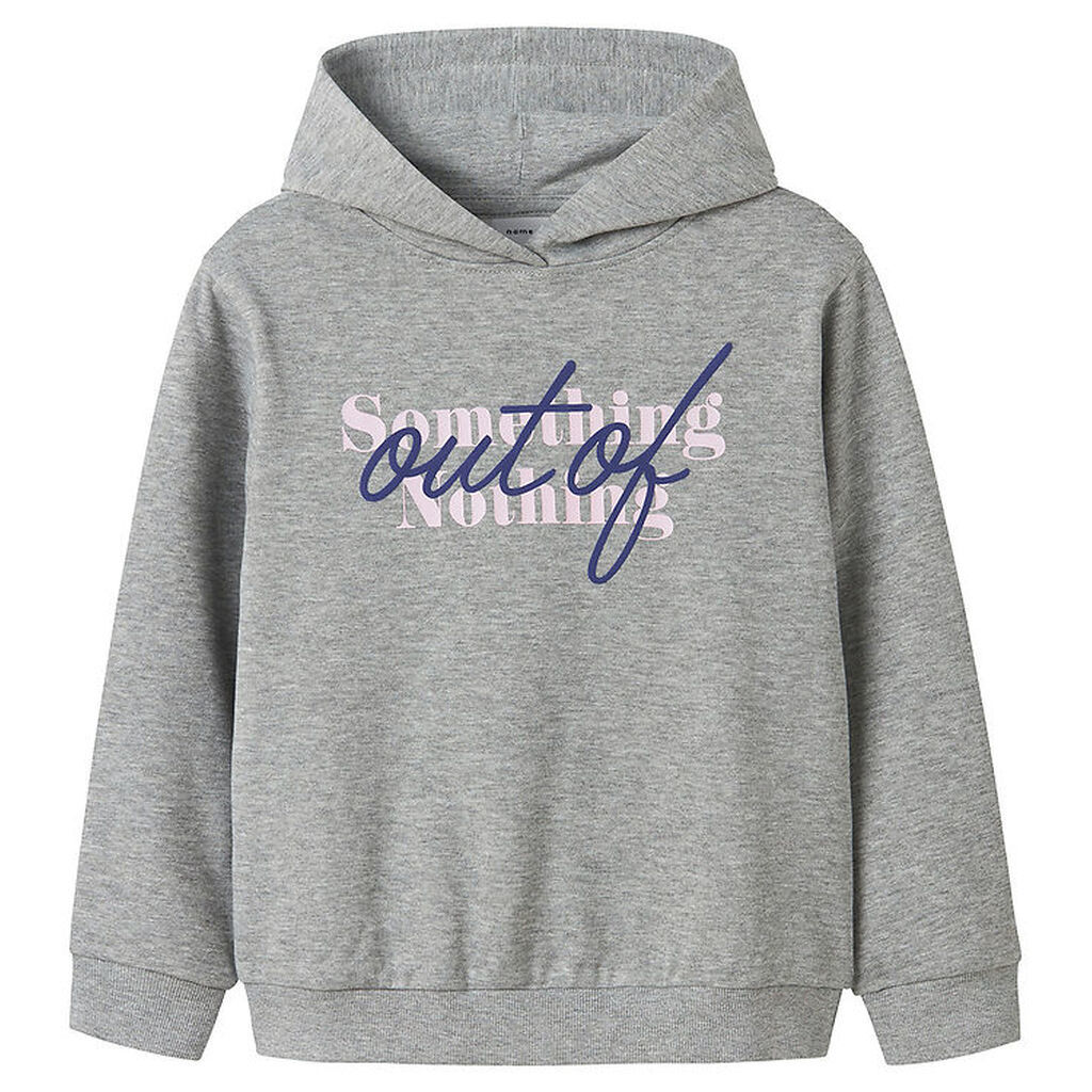 Nama It Hættetrøje - NkfOfina - Grey Melange