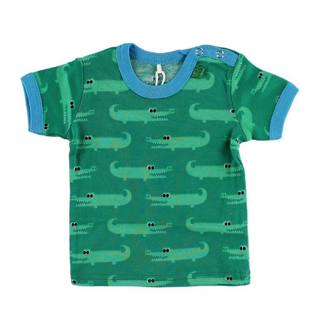 Freds World T-shirt - Flaskegrøn m. Krokodiller