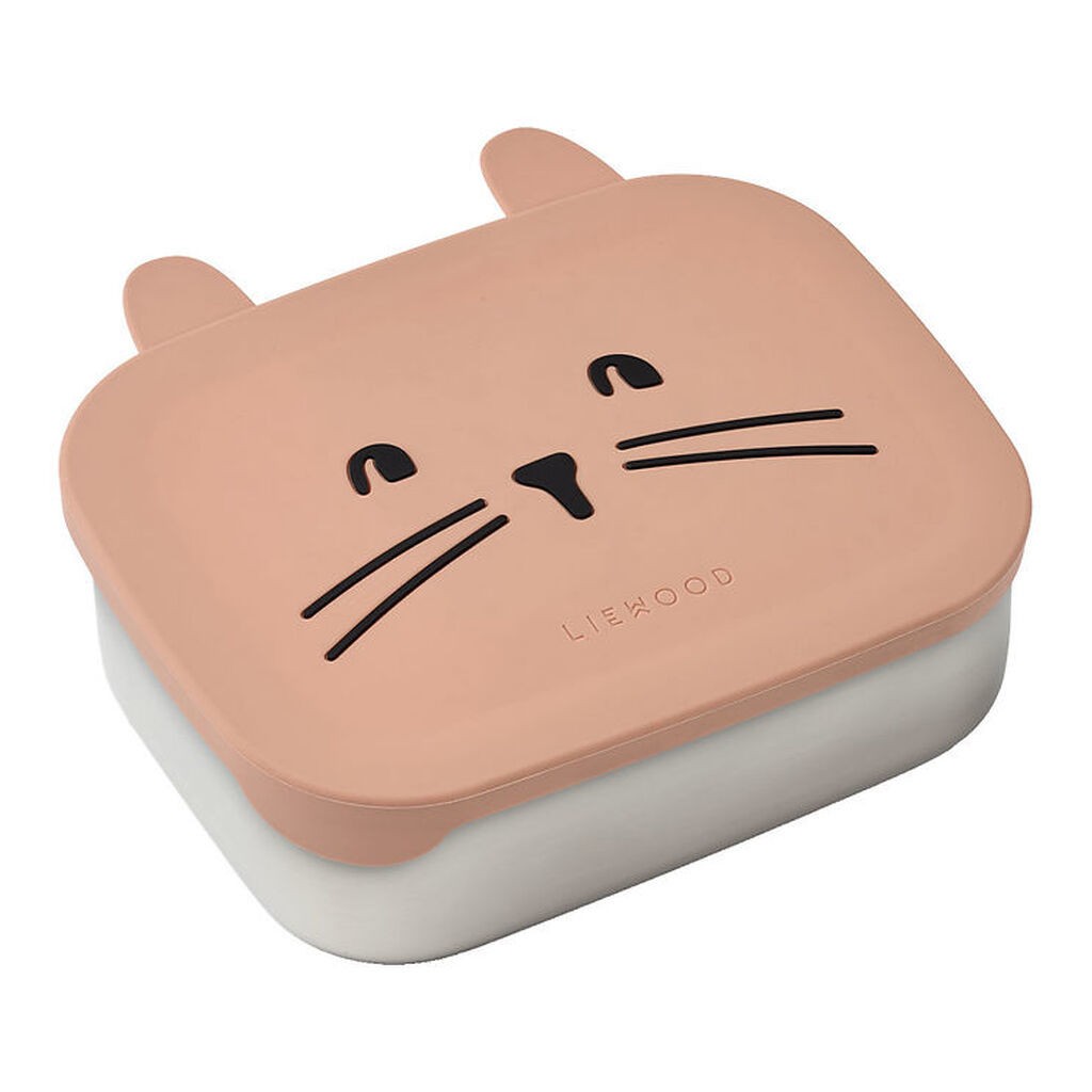 Liewood Madkasse - Silikone/Stål - Arthur - Pale Tuscany m. Kat