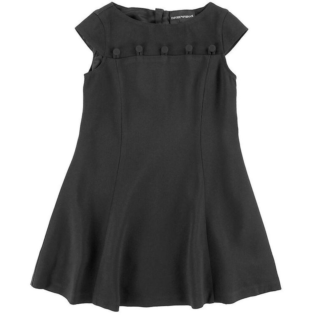 Emporio Armani Kjole - Sort m. Knapper