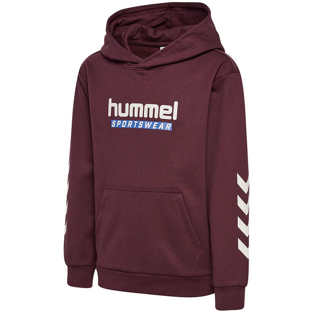 Hummel Hættetrøje - hmlJr Logo Hoodie - Vineyard Wine