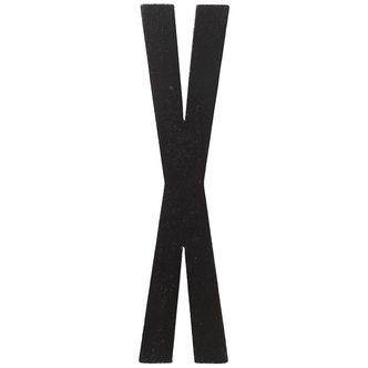 Design Letters Træbogstaver - X - Sort