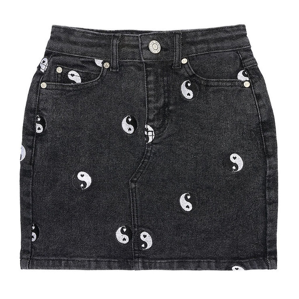 The New Nederdel - TnLykke - Black Denim Wash