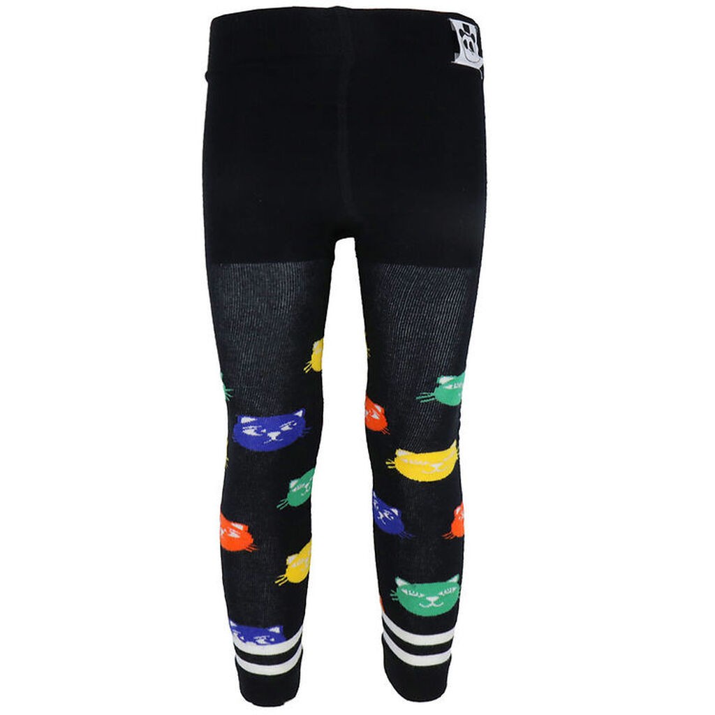 Mini Rodini Leggings - Cool Cats - Black