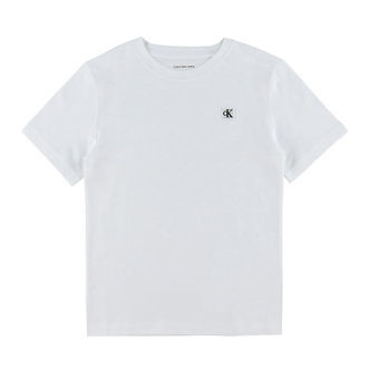 Calvin Klein T-shirt - Mono Mini Badge - Bright White