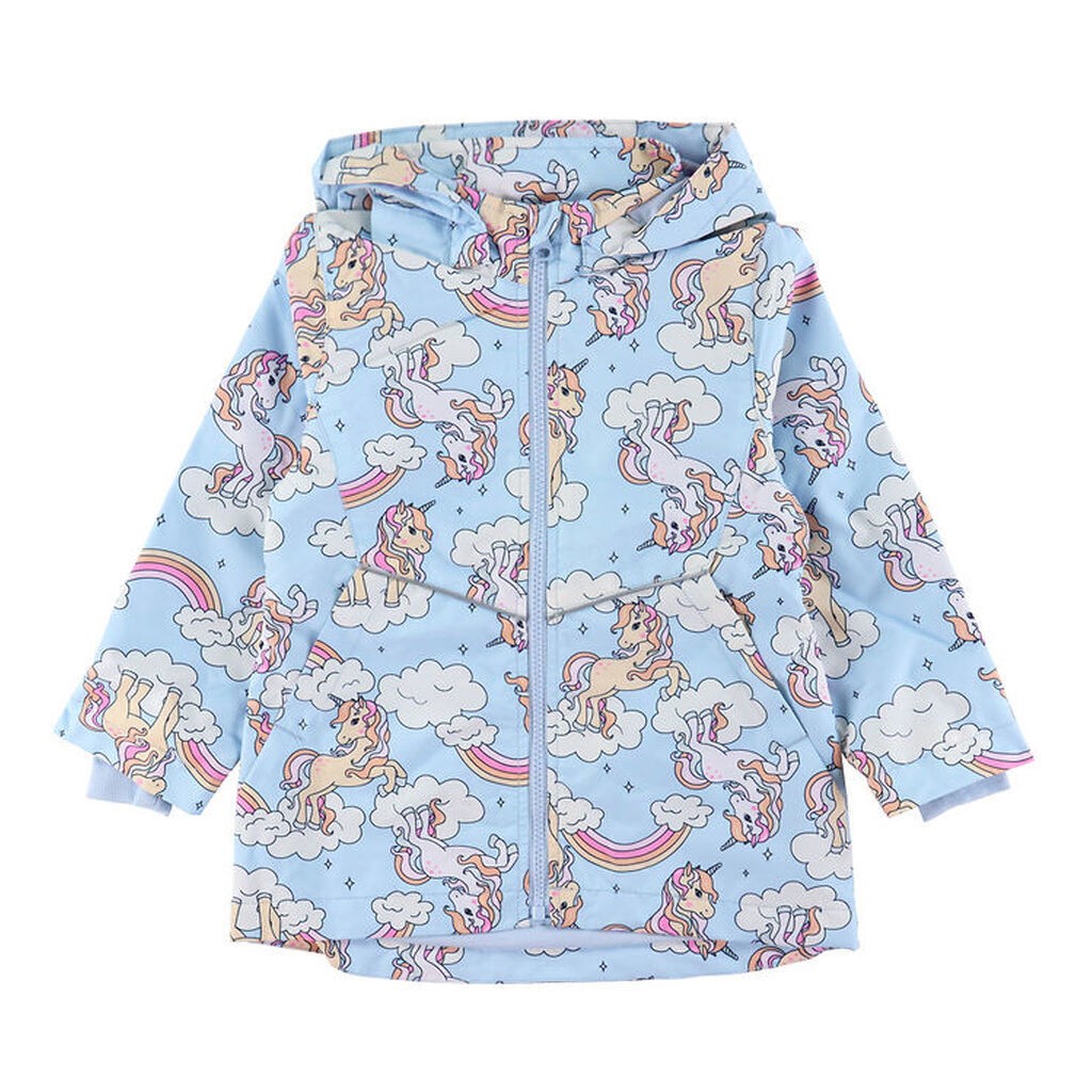 Name It Sommerjakke - NmfMaxi - Skyway/Unicorn