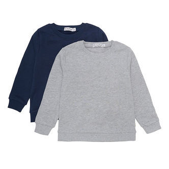 Minymo Sweatsshirt - 2-pak - Greymelange
