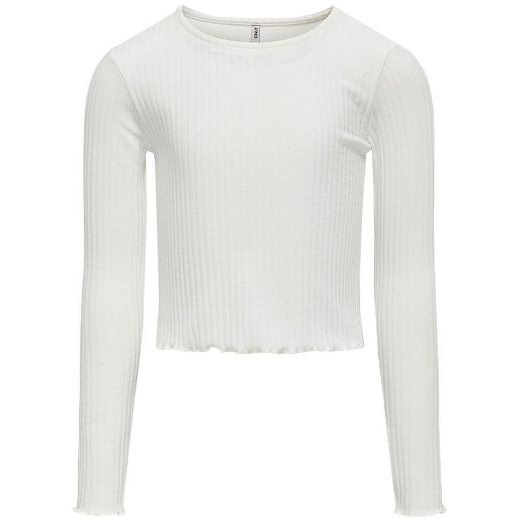 Kids Only Bluse - Rib - KogNella - Noos - Cloud Dancer