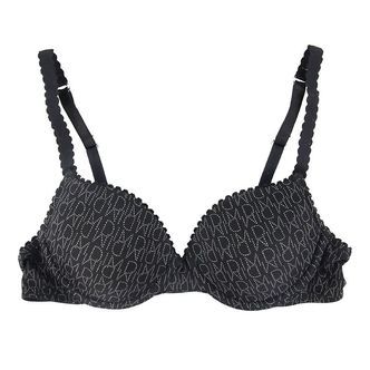 DIM BH m. Bøjle - Mikrofiber - Sort m. Logo