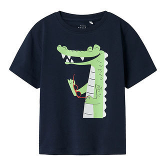 Name It T-shirt - NmmVagno - Navy Blazer/Alligator