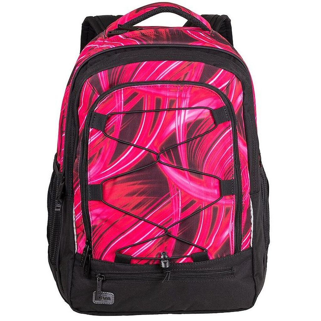 Jeva Skoletaske - Survivor - Pink Lightning