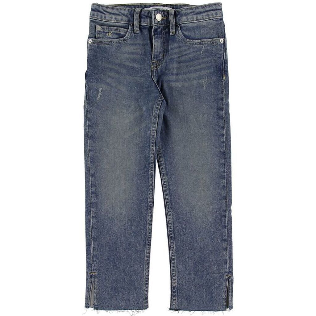 Calvin Klein Jeans - Slim Crop - Blå Denim