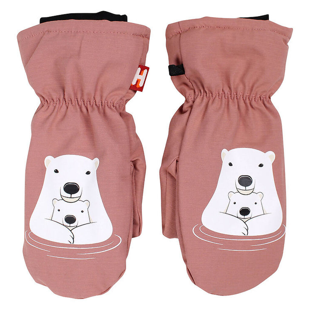 DYR-Cph Luffer m. Fleece - DYRPaw - DK Rose Beige m. Isbjørn Mor