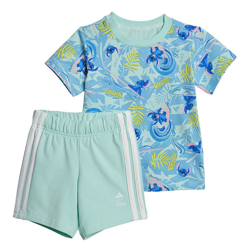adidas Performance Shortsæt - Stitch - I DY LS T - SEFLAQ/MULTCO