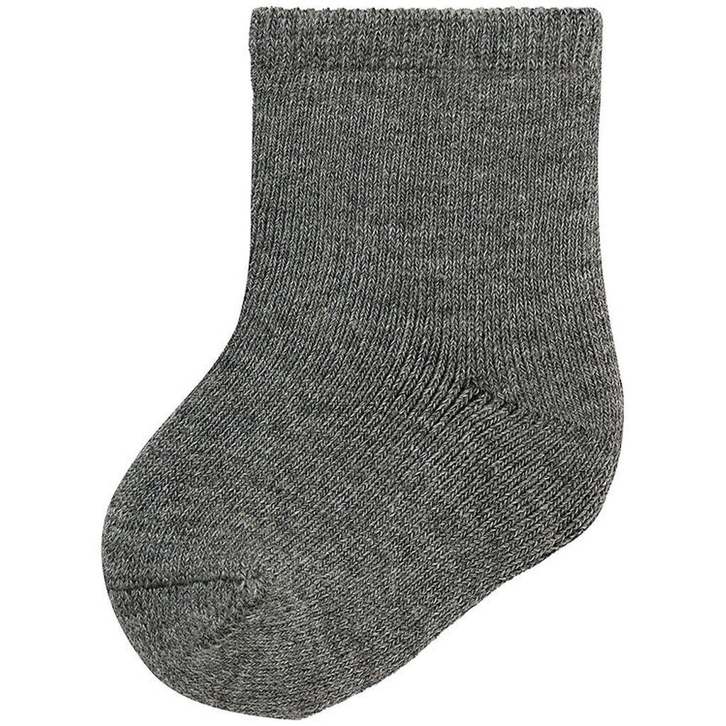 Name It Strømper - Uld/Bomuld - NbmWaksi - Dark Grey Melange