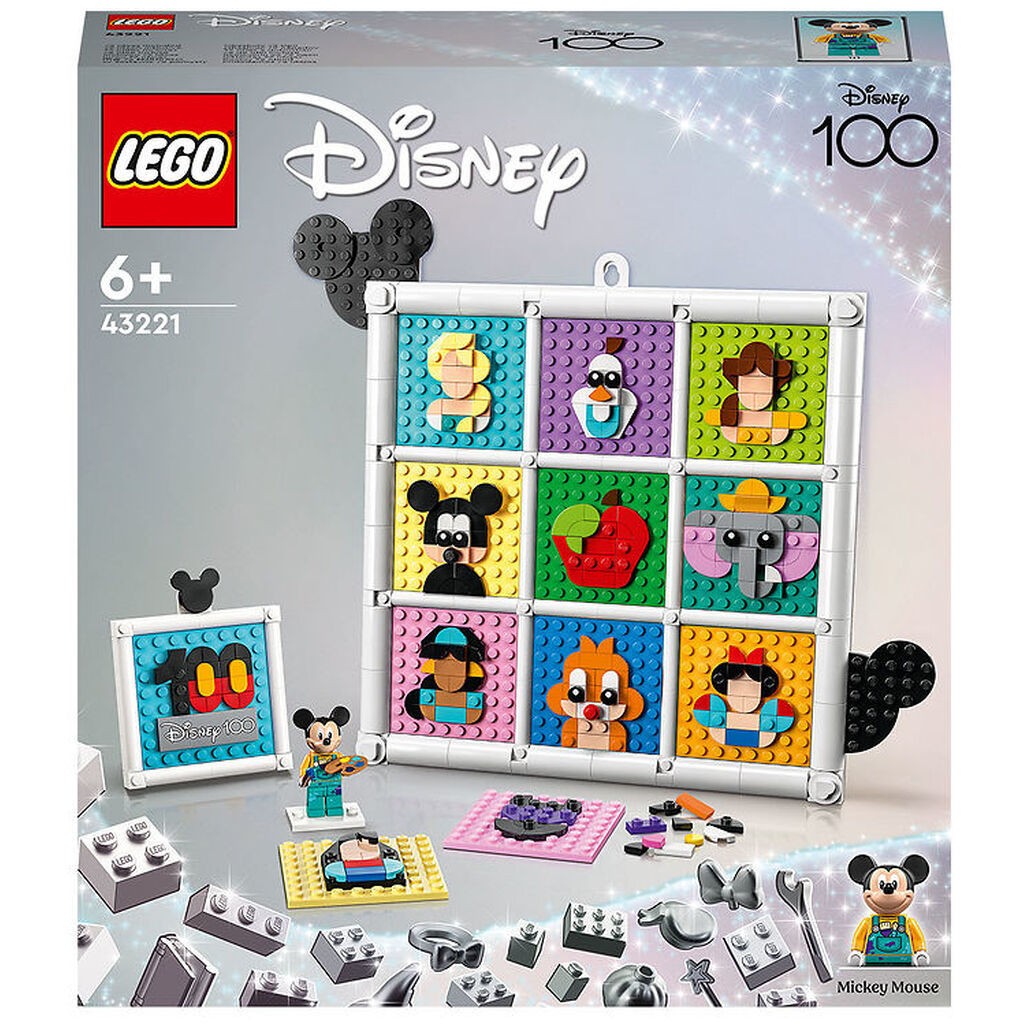 LEGOÂ® Disney - 100 år med Disney-ikoner 43221 - 1022 Dele