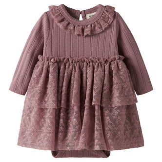 Lil' Atelier Kjolebody l/æ - NbfRobelle - Nostalgia Rose