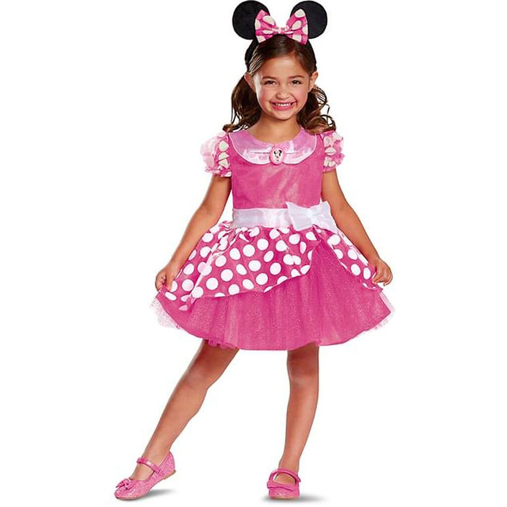 Disguise Udklædning - Pink Minnie Deluxe