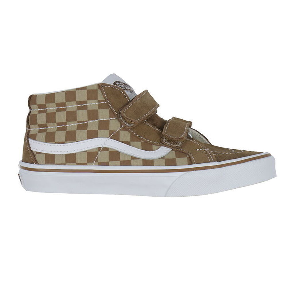 Vans Sko - SK8-Mid Reissue V Neutral - Checkerboard Brown/White