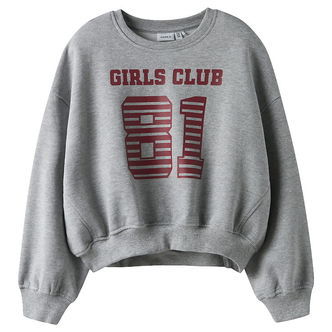 Name It Sweatshirt - Short - NkfTaya - Grey Melange