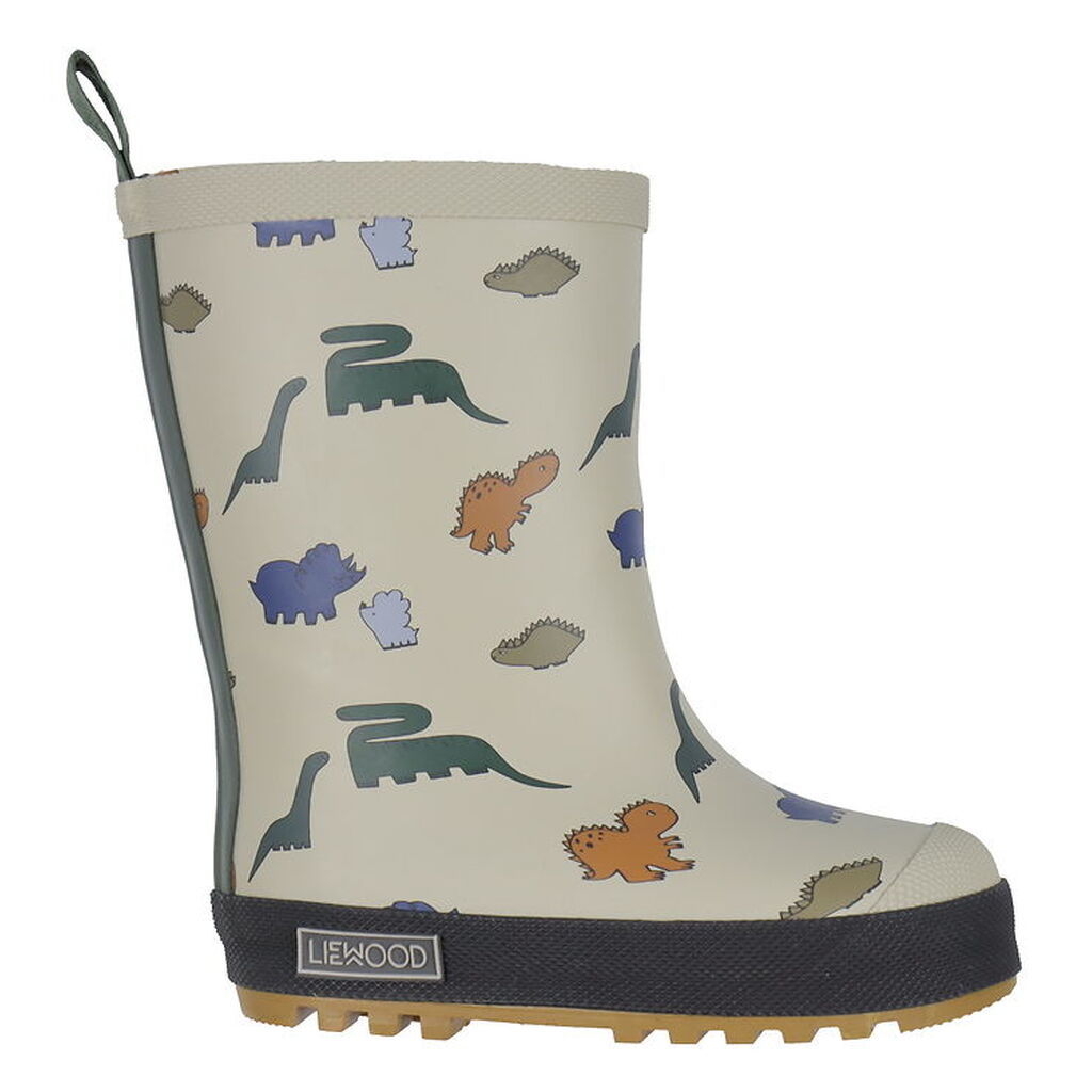 Liewood Gummistøvler m. For - Mason - Mist m. Dinosaurer
