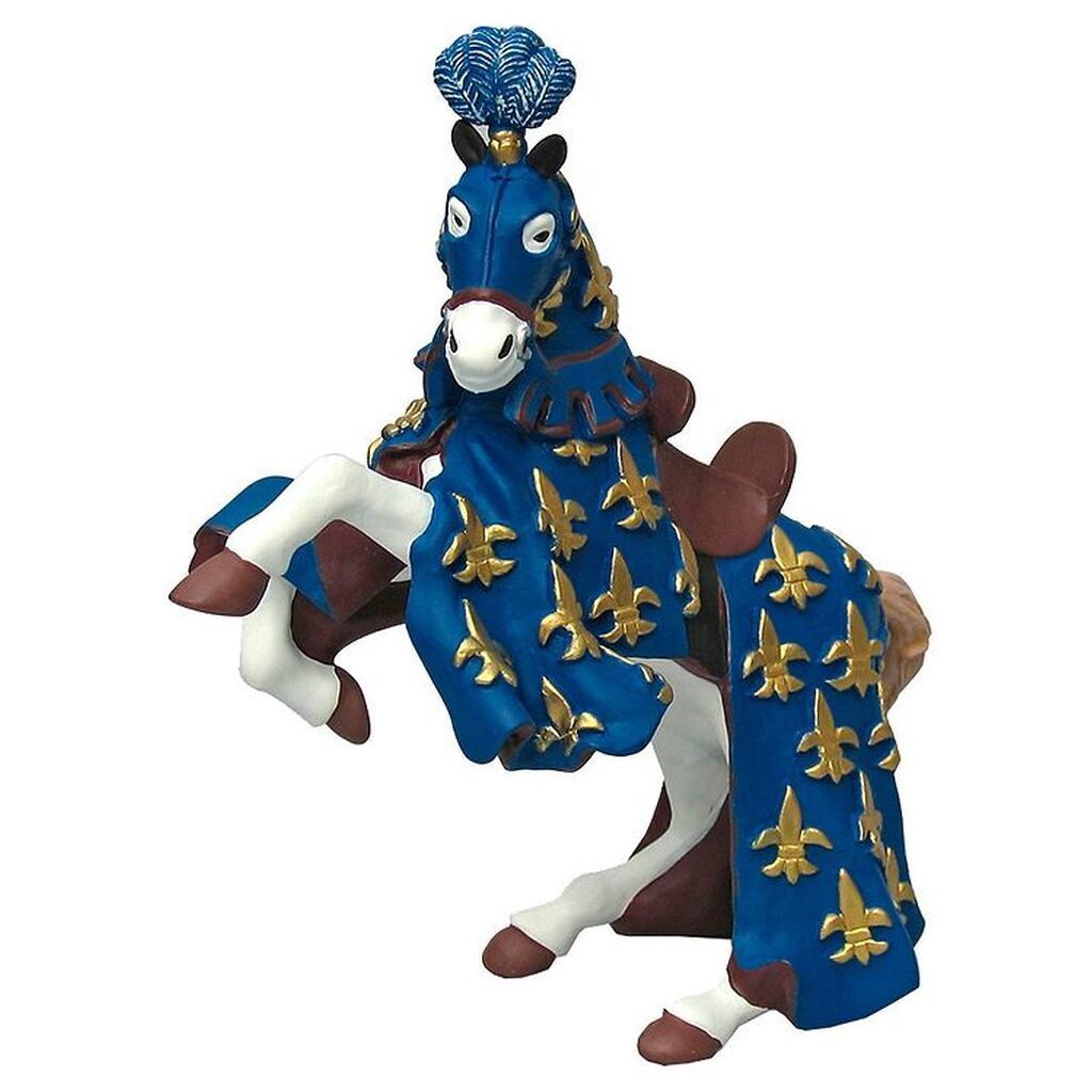 Papo Blå Prins Philip Hest - H: 8 cm